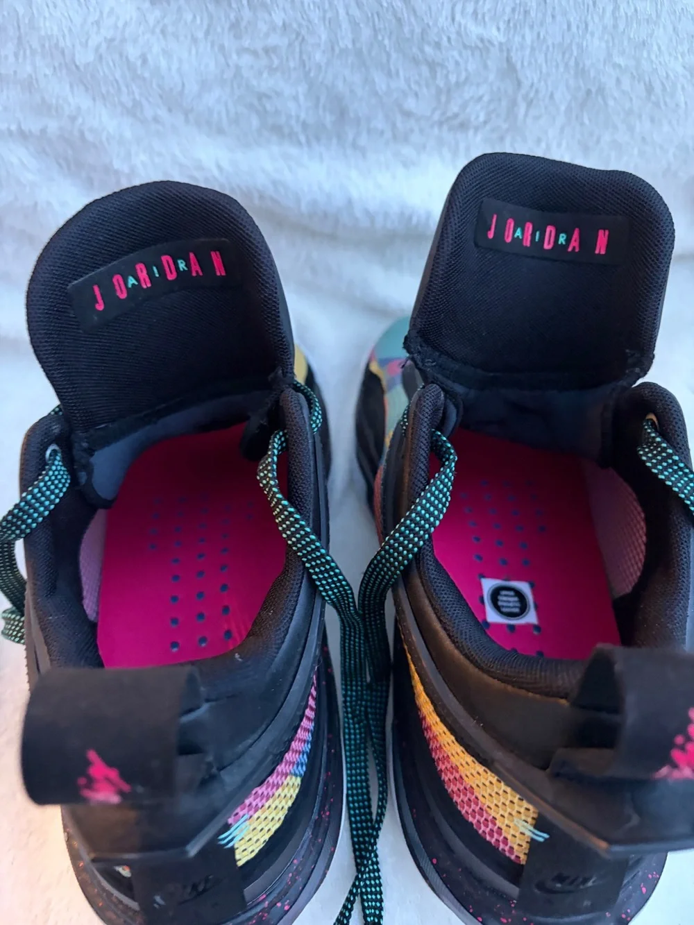 Men’s Air Jordan 36 Low Black‎ Multicolor DH0833-063 Sneakers - Size 8.5